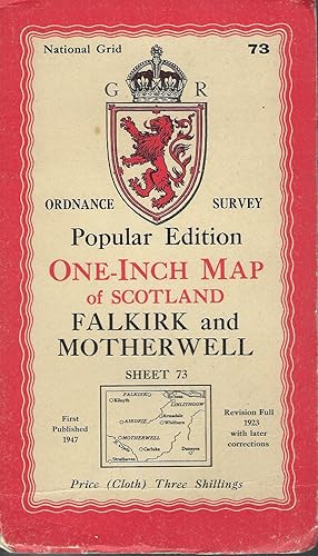 OS One - Inch Map of Scotland: Falkirk and Motherwell Sheet 73