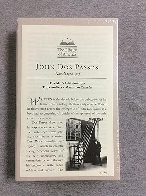 Image du vendeur pour Novels 1920-1925: One Man's Initiation: 1917, Three Soldiers & Manhattan Transfer, In One Volume, Library Of America Edition, In Slipcase mis en vente par Book Nook