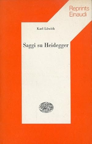 Bild des Verkufers fr Saggi di Heidegger. zum Verkauf von LIBET - Libreria del Riacquisto