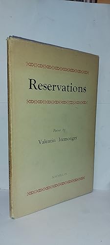 Imagen del vendedor de Reservations a la venta por Clarendon Books P.B.F.A.