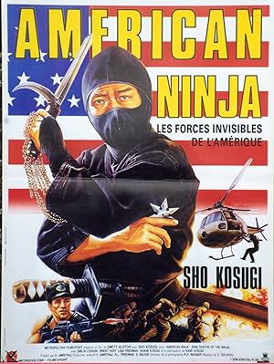 "AMERICAN NINJA (NINE DEATHS OF THE NINJA)" Réalisé par Emett ALSTON en 1985 avec Sho KOSUGI / Af...
