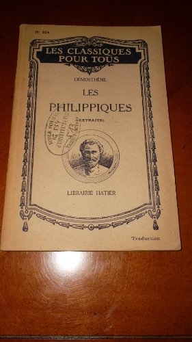 Image du vendeur pour Les philippiques (extraits) mis en vente par Ammareal