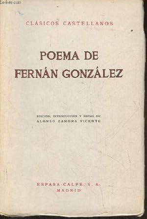 Bild des Verkufers fr Poema de Fernan Gonzalez (Collection "Clasicos Castellanos") zum Verkauf von Le-Livre