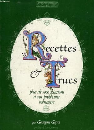 Seller image for Recettes et trucs for sale by Ammareal