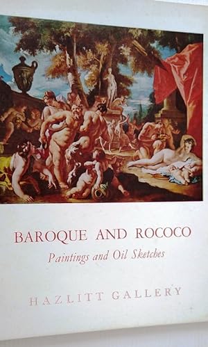 Baroque and Rococo Paintings and Oil Sketches Hazlitt Gallery catalogue May 1962