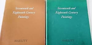 Seventeenth and Eighteenth Century Painting Hazlitt Gallery catalogues from 1968 and 1969