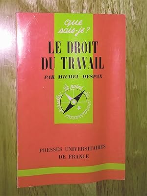 Image du vendeur pour Le droit du travail mis en vente par Livresse