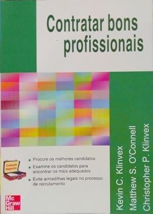 Image du vendeur pour CONTRATAR BONS PROFISSIONAIS. mis en vente par Livraria Castro e Silva