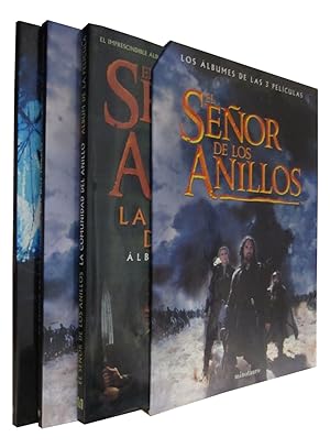 EL SEÑOR DE LOS ANILLOS Los Albumes de las 3 Peliculas con Caja Original COMPLETO