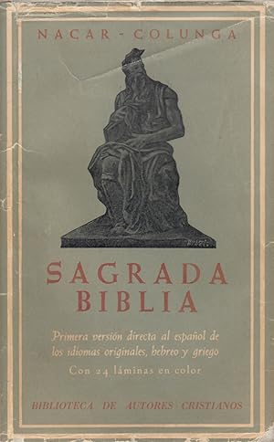 Seller image for SAGRADA BIBLIA Versin Directa de las Lenguas Originales for sale by Libreria Rosela