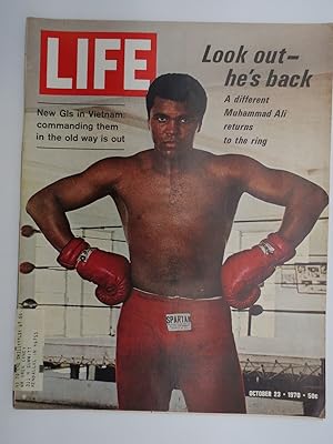 Seller image for LIFE MAGAZINE - OCTOBER 23, 1970 (MUHAMMAD ALI, LOOK OUT--HE'S BACK) for sale by Sage Rare & Collectible Books, IOBA