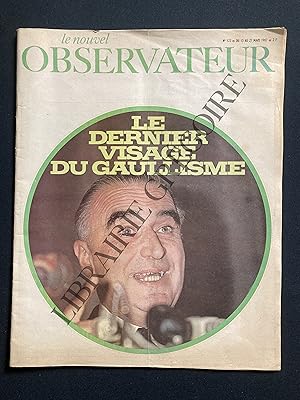 LE NOUVEL OBSERVATEUR-N°122-DU 15 AU 21 MARS 1967-GEORGES POMPIDOU