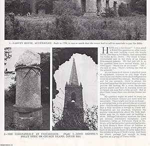 Immagine del venditore per Ulster Follies; Eccentricity in Stone. Several pictures and accompanying text, removed from an original issue of Country Life Magazine, 1976. venduto da Cosmo Books