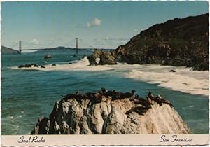 Imagen del vendedor de Scenic postcard: Seal Rocks, Golden Gate Bridge a la venta por Mobyville