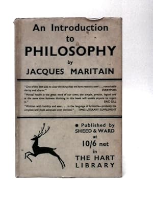 Imagen del vendedor de An Introduction to Philosophy a la venta por World of Rare Books