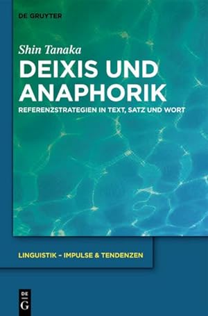 Seller image for Deixis und Anaphorik for sale by BuchWeltWeit Ludwig Meier e.K.