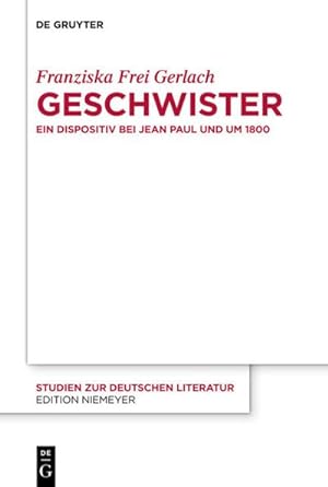 Bild des Verkufers fr Geschwister zum Verkauf von BuchWeltWeit Ludwig Meier e.K.