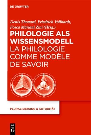 Seller image for Philologie als Wissensmodell / La philologie comme modle de savoir for sale by BuchWeltWeit Ludwig Meier e.K.