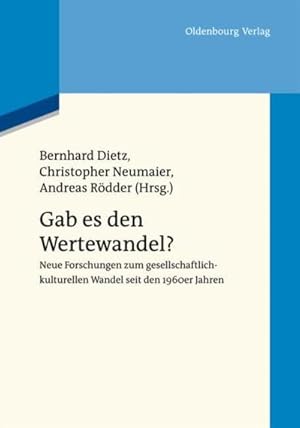 Seller image for Gab es den Wertewandel? for sale by BuchWeltWeit Ludwig Meier e.K.