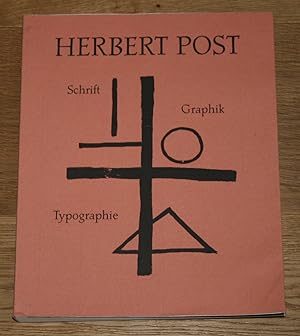 Bild des Verkufers fr Schrift - Graphik - Typographie. [Buch zur Ausstellung.], zum Verkauf von Antiquariat Gallenberger