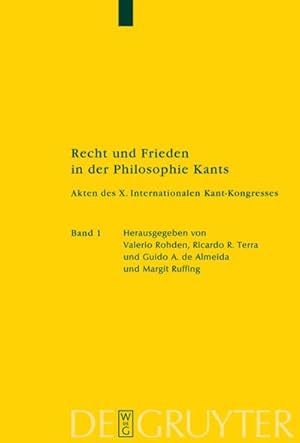 Seller image for Recht und Frieden in der Philosophie Kants for sale by BuchWeltWeit Ludwig Meier e.K.