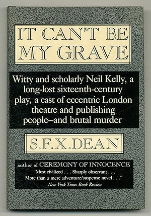 Bild des Verkufers fr It Cant' Be My Grave zum Verkauf von Between the Covers-Rare Books, Inc. ABAA