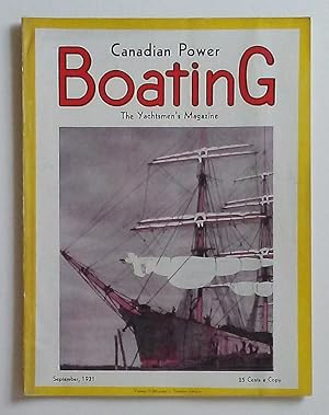 Canadian Power Boating: The Yachtsmen's Magazine, September 1931