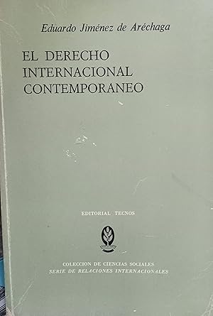 Seller image for El Derecho Internacional contemporneo for sale by Librera Monte Sarmiento