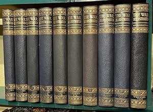 The War Illustrated; Complete Record of the Conflict by Land and Sea and in the Air ( 10 Volume Set)