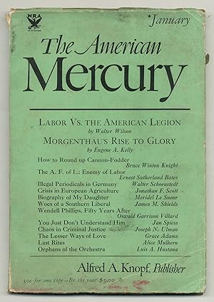 Bild des Verkufers fr The American Mercury - Volume XXXIV, Number 133, January 1935 zum Verkauf von Between the Covers-Rare Books, Inc. ABAA