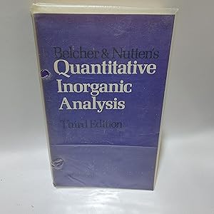 Image du vendeur pour Quantitative Inorganic Analysis mis en vente par Cambridge Rare Books