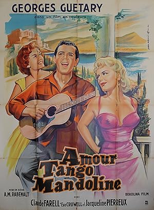 "AMOUR TANGO MANDOLINE" LIEBE IST JA NUR EIN MÄRCHEN / Réalisé par Arthur-Maria RABENALT en 1955 ...