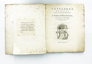 Catalogue raisonné de la collection de livres de M. Pierre Antoine Crevenna, négociant à Amsterda...