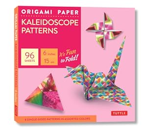 Seller image for Origami Paper - Kaleidoscope Patterns - 6 - 96 Sheets: Tuttle Origami Paper: Origami Sheets Printed with 8 Different Patterns: Instructions for 7 Proj (Loose-Leaf Book) for sale by BargainBookStores