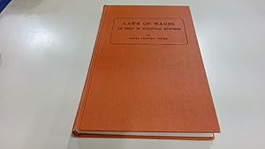 Seller image for Laws Of Wages An Essay In Statistical Economics for sale by BoundlessBookstore