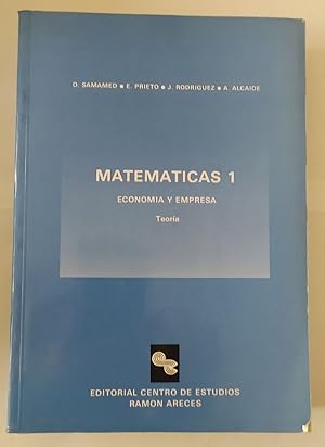 Imagen del vendedor de Matemticas I : Economa y empresa : Teora a la venta por La Leona LibreRa