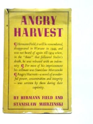 Immagine del venditore per Angry Harvest venduto da World of Rare Books