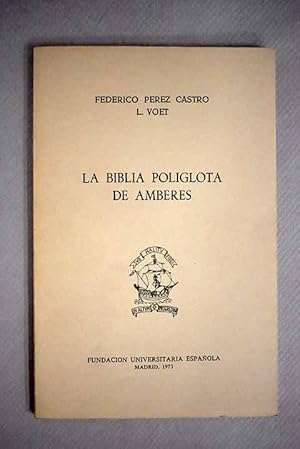 Seller image for La Biblia Polglota de Amberes for sale by Alcan Libros