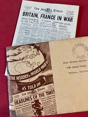 Bild des Verkufers fr The History of World War II as Told in Headlines of the Times. zum Verkauf von Plurabelle Books Ltd