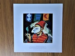 An original lithographic print titled 'Giangulgolo' signed by the artist