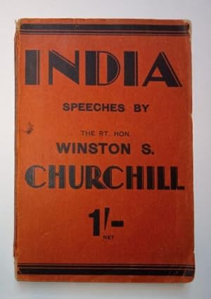 Imagen del vendedor de India. Speeches and an Introduction a la venta por Apartirdecero