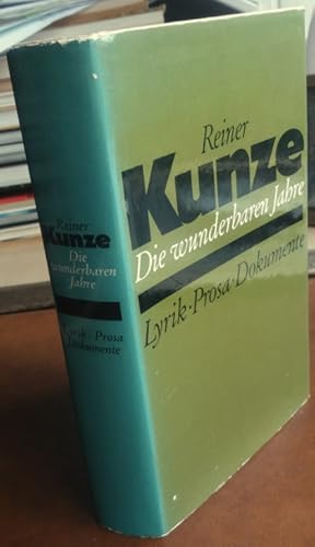 Image du vendeur pour Die wunderbaren Jahre. Lyrik, Prosa, Dokumente. mis en vente par buch-radel