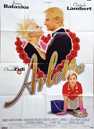 "ARLETTE" Réalisé par Claude ZIDI en 1997 avec Josiane BALASKO, Christophe LAMBERT / Affiche fran...