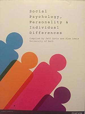 Bild des Verkufers fr Social psychology, personality and individual differences zum Verkauf von WeBuyBooks