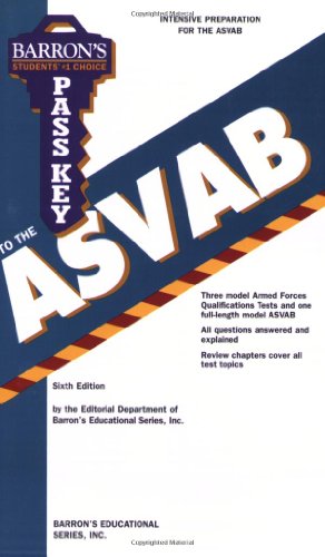 Seller image for Pass Key to the ASVAB (Barron's Pass Key) for sale by Reliant Bookstore