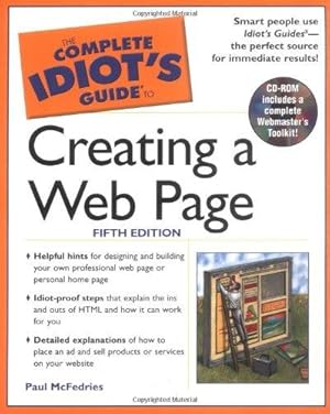 Seller image for Complete Idiot's Guide to Creating a Web Page for sale by WeBuyBooks