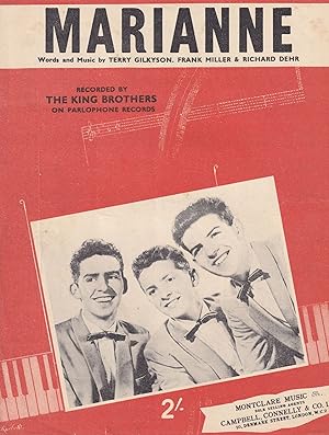 Marianne The King Brothers Sheet Music