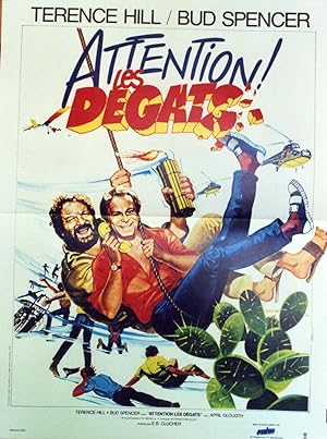 "ATTENTION LES DÉGATS" NON C'E DUE SENZA QUATTRO / Réalisé par Enzo BARBONI (E.B. CLUCHER) en 198...