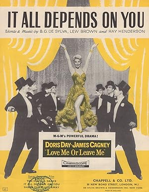 It All Depends On You Doris Day James Cagney Film Sheet Music