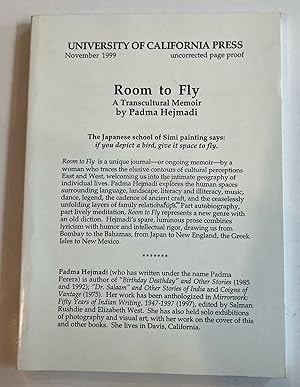 Seller image for Room to Fly: A Transcultural Memoir (Uncorrected Proof) for sale by Brenner's Collectable Books ABAA, IOBA